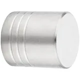 SO-TECH® Möbelknopf BRISTOL Ø 15 - 30 mm Edelstahl gebürstet, Knopf Knauf incl. Schraube silberfarben Ø 30 mm / Höhe 32 mm | 3.2 cm