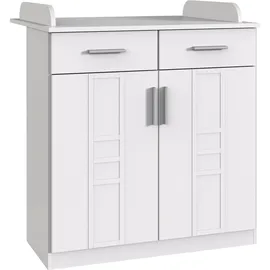 WIMEX Babyzimmer-Komplettset "Borkum", weiß, B/H: 70cm x 140cm, Holzwerkstoff, Spanplatte, Schlafzimmermöbel-Sets