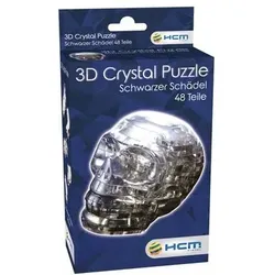 HCM KINZEL 59114 Crystal Puzzle - Schädel Schwarz