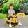 Homcom Rutschauto Sitzbagger Gelb
