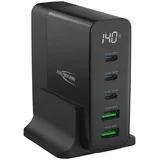 Ansmann Desktop Ladegerät mit Display DC5140PD 140W USB-Ladegerät 140W Innenbereich USB USB-C® A