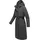 Navahoo Damen Wintermantel warmer, wasserabweisender Parka mit (abnehmbarer) Kapuze und Taillengürtel Waldbummler 14 Mouse Grey Gr. 3XL - 3XL