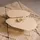 Woood Beistelltisch 2er-Set Beige Kiefer 50 x 40 cm