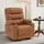 MCombo Relaxsessel 7033 Kunstleder 88 x 110 x 83 cm Braun elektrisch mit Liegefunktion