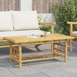 vidaXL Couchtisch Braun Bambus 110 x 55 cm