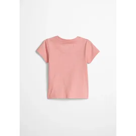 Marc O'Polo T-Shirt MARC O'POLO, Mädchen, Gr. 92/98, calm orange, Jersey, Obermaterial: 100% Baumwolle, regular fit normal, Rundhals, Shirts T-Shirt, modischer Print, normale Passform