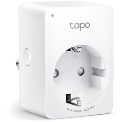 TP-Link WLAN-Steckdose Tapo P110, Mini, Smart Home, Energieverbrauchsanzeige weiß