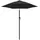 furnicato 224 cm Schwarz
