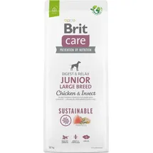 Brit Sustainable Junior Large Breed Huhn & Insekten 12 kg
