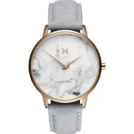 MVMT Boulevard Marble Quarz Leder 36 mm D-MB01-RGLAMA