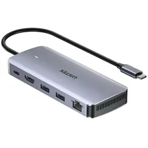 UNITEK Aktiver HUB USB-C 10Gbps M.2 Hdmi PD 100W