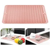 luxuskollektion Abtropfmatte 40 x 45 cm Blassrosa