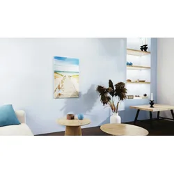 ALLboards Magnettafel CANVASboards 90×60 cm – Weg zum Strand