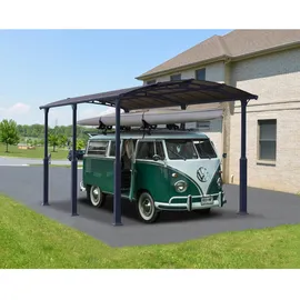 CANOPIA Palram - Canopia Carport Arcadia Alpine 6400 Anthrazit 360 cm x 650 cm