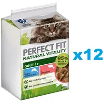 PERFECT FIT Natural Vitality Lachs in Sauce 72 x 50 g