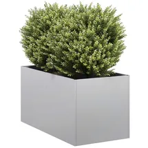 vidaXL Pflanzgefäß 40 x 80 x 40 cm Stahl verzinkt