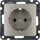 Unitec Steckdose Monaco Unterputzmontage Platin 2 St.