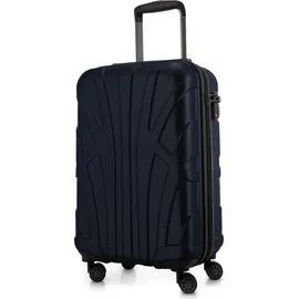 suitline Handgepäck Koffer 4-Rollen Cabin 55 cm / 34 l dunkelblau