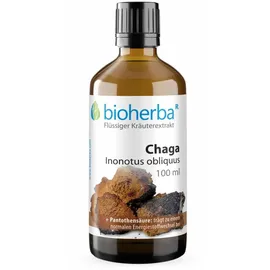 Bioherba Chaga Inonotus obliquus Tropfen Tinktur 50 ml