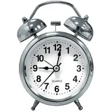 Phoewon Klassischer Silence Alarm Twin Bell weiß