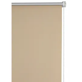 K-HOME Seitenzugrollo Thermo Klemmfix-Rollo 80 x 150 cm beige