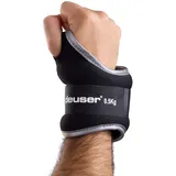 Deuser Original Gewichtsmanschetten Hand 0,5 kg / One Size für Damen & Herren / Gefüllt mit Sand / Weight Cuffs, Armgewichte, für Handgelenk / Für Yoga, Pilates, Sport, Aerobic, Walking, Fitness
