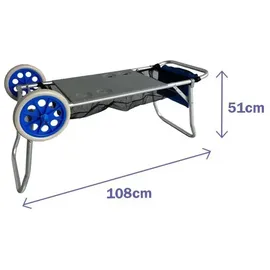 marbueno summer Marbueno Mehrzweckwagen Grau PVC Aluminium Red 108 x 51 x 51 cm