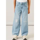 NAME IT Rose Wide Fit Jeans Light Blue Denim 10 Jahre