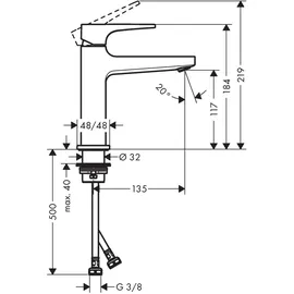 Hansgrohe Metropol Einhandmischer Brushed Bronze