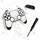 Relaxdays Pinata Gamer mit Stab & Maske 32 cm x 42 cm x 8 cm Weiß