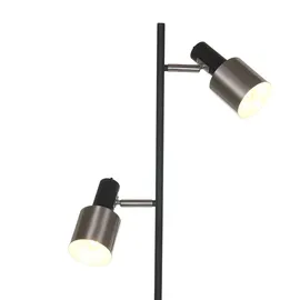 Steinhauer Stehleuchte 155,0 cm Metall schwarz