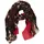Betty Barclay Damen Basic-Schal mit Blumenprint ACC, Brown/Red - Einheitsgröße