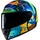 HJC Helmets Y10 Mika Schwarz/Blau/Gelb S