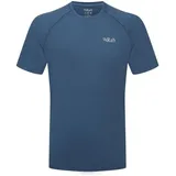 Rab sonic kurzarmshirt blau herren - S