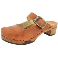 woody Damen Jaqueline Clog, Safor Braun, 40 EU