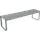 Fermob Bellevie 106 x 41 x 44 cm Grau
