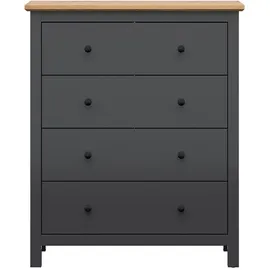 petits-meubles Kommode Duck 101 x 120 x 44 cm Anthrazitgrau