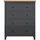 petits-meubles Kommode Duck 101 x 120 x 44 cm Anthrazitgrau