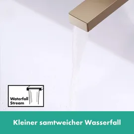 Hansgrohe Tecturis E 3-Loch Einhebel-Wannenrandmischer, mit sBox, Brushed Bronze