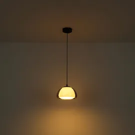 GLOBO Pendelleuchte 1-flg. 38 cm rund schwarz