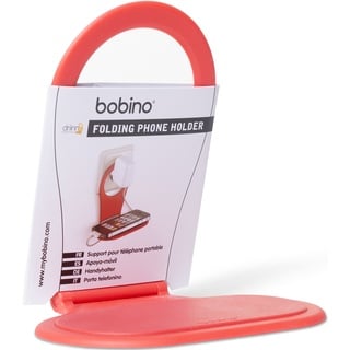 bobino Handyhalterung – Rot – stilvolles, minimalistisches Laderegal