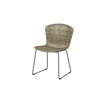 Möbel Kraft Jonna Rattanstuhl 53 x 60 x 83 cm braun