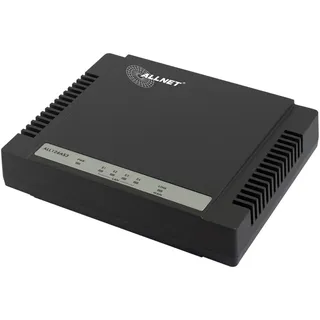 Allnet ALL126AS3 - Router - DSL-Modem - 4-Port-Switch