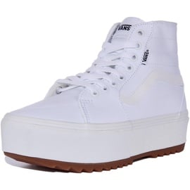 VANS Filmore Hi Tapered Platform ST Sneaker, Canvas White, 37 EU