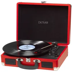DENVER VPL-120 - Plattenspieler - Rot