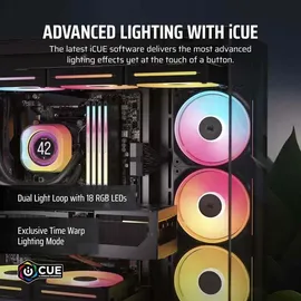Corsair iCUE LINK LX120-R RGB - Schwarz