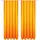 Bestgoodies Dekoschal Ellen Universalband Blickdicht 2er Pack - 140x145 cm Hellorange