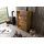 Massivmoebel24 Highboard 100 x 150 x 40 cm Natur lackiert / Transparent