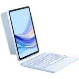 Inateck Hülle mit Tastatur für iPad 10 (10,9 Zoll) und iPad 11 (2025) Blau