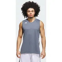Adidas 3G Speed Basketballtrikot zum Wenden AEROREADY flussgrau|WEISS 2XL